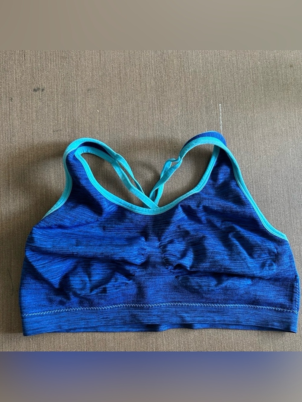 Blue Sports Bra